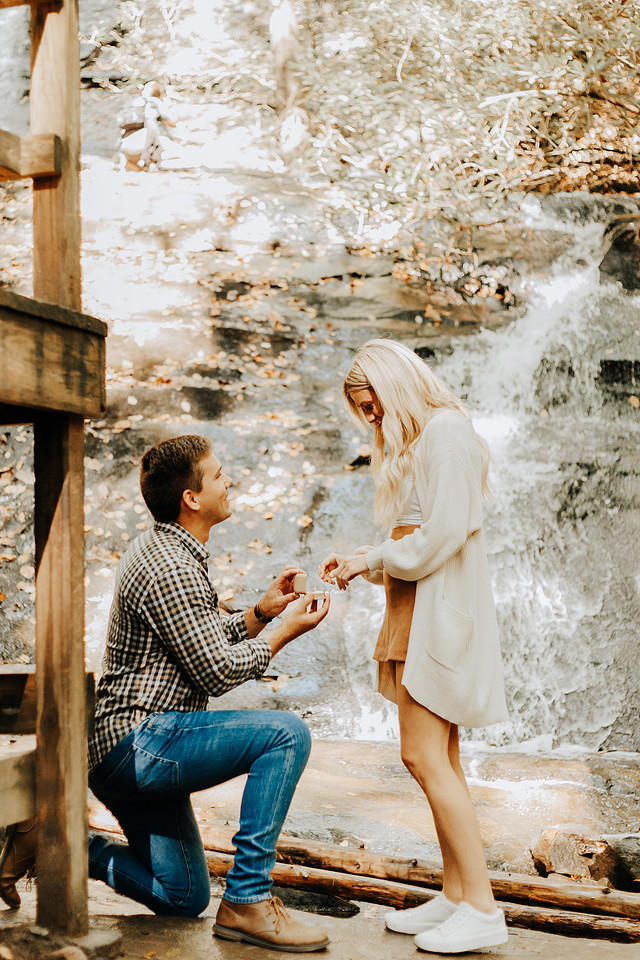 Blue Ridge Ga Engagement Proposal Photographer