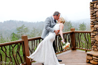 Stephanie & Barry's Cabin Wedding Ellijay, Ga