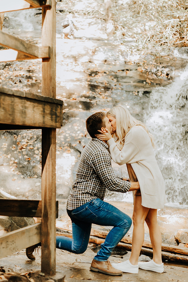 Blue Ridge Ga Engagement Proposal Photographer